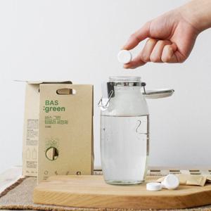 [간편 살균 세정] BAS 발포 다용도 세정제 텀블러 세정제 x 2개(30개입)