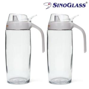 유리오일병 그레이 500ML 2P세트 소스 참기름 시럽 간장병