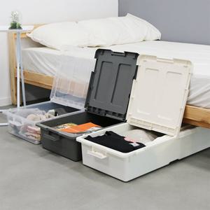 이지라이프 틈새 언더베드 이동식 리빙박스 40L 1+1 2P 세트