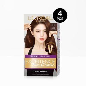 [로레알파리] 엑셀랑스 듀오 크림 염모제 4개 세트