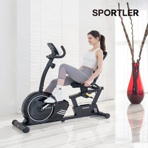 재포장 스포틀러 좌식 실내 자전거 K8518R 매쉬 유산소 운동 기구 바이크 접이식 와이드형