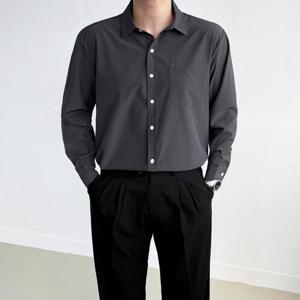 [쿼터]남자 구김없는 가을 정장 셔츠 남성 빅사이즈 드레스 링클프리 여름 와이셔츠