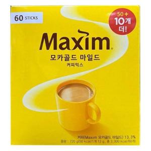 [맥심]맥심 모카골드 마일드 커피믹스 60T (50T+10T)_23519654_634480
