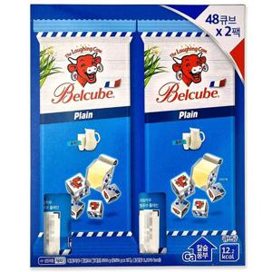 [코스트코] 먹기편한 프랑스산 큐브치즈 래핑카우 벨큐브 플레인 500g(48큐브 X 2팩)