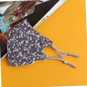 면마스크 먼지차단마스크 플로랄 입체 패션 마스크(블루) 순면 WFKPR6J