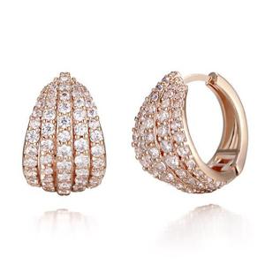 [가이거] 18K GF 화사 볼드 큐빅 귀걸이 GI8KPEE043