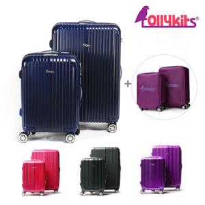 *롤리키드 누누 20 28인치 기내 특대형 여행용 확장 PC 캐리어세트 4종 RTPCASGD4