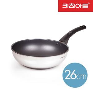 키친아트 멘토 삼중바닥 스텐궁중팬 26cm