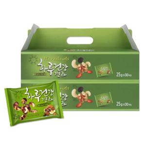 [리얼넛츠견과]하루건강견과 2박스(박스당 25g×30봉/60봉)