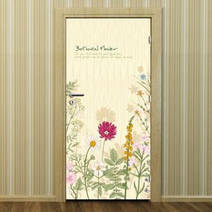 원룸꾸미기 현관문 리폼 시트지 보타니컬 플라워 01 DIY용품