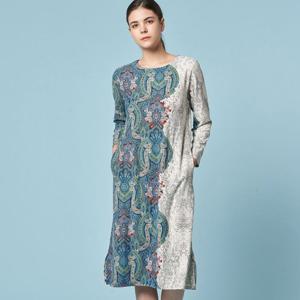 [라페어]클래시 블루 원피스 LWOFA080-BU