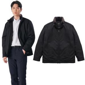 랜더스 겨울 방한 남성 여성 투레이어 집업 패딩 자켓 점퍼 검정