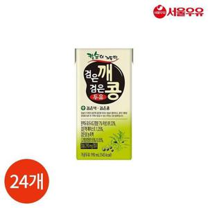 갤러리아_서울우유 칼슘이 가득한 검은깨 검은콩 두유 190ml x 24개