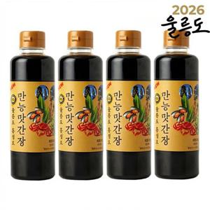 뉴골드 울릉도 홍성호 만능맛간장 490g 4통