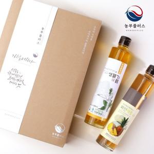 [농부플러스] 들기름 발효식초 2병선물세트