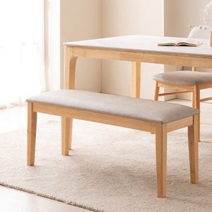 [삼익가구]굿니스 2인용 원목 벤치