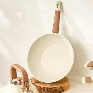 [DELLAGO] 델라고 바닐라빈 IH 세라믹 궁중팬 28CM