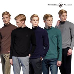 [비버리힐스폴로클럽]남성 간절기 베이직 기모티셔츠 TS504