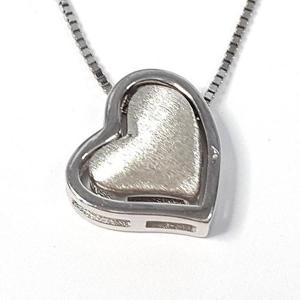 [블루케이] A급실버925 다이아컷 하트목걸이250402-05