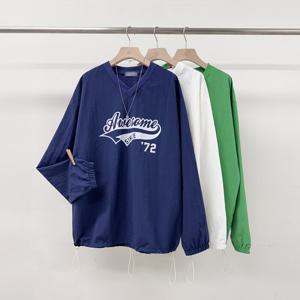 미즈큐즈 / 바스락 나일론 어썸 남녀공용 스트링 브이넥 바람막이