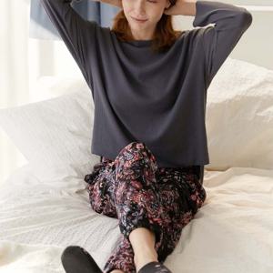 [라페어]데칼코마니 퍼플 조거 팬츠 LWPGH506-BP