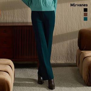 미르바네스 여성 하이텐션 세미플레어 본딩팬츠
