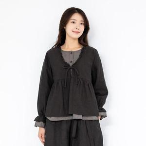 엄마옷 2온스 생활한복 블라우스 자켓 516BMN143 중년여성/50대/60대/마담/빅사이즈/할머니옷