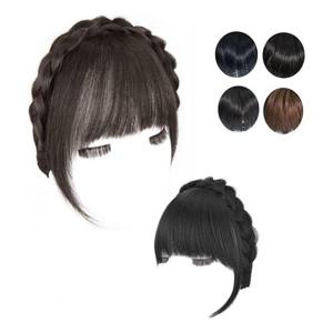 키밍 앞머리 머리띠 가발 땋은머리 해에밴드 내추럴 WFGJMPY