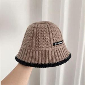 겨울 패션 모자 니트 버킷햇 여성 뜨개 벙거지모자