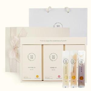 [새담] 천연벌꿀 꿀스틱 세트 1호(10g x 36개/아카시아,야생화,밤)