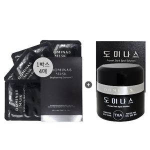 도미나스 크림 시즌6 트라넥산삼 태극제약 50g 1개+마스크팩 1박스