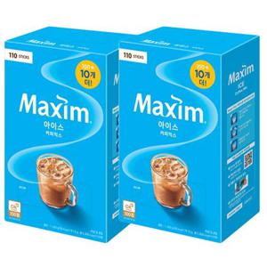 맥심 아이스 커피믹스 100T+10T X 2개_