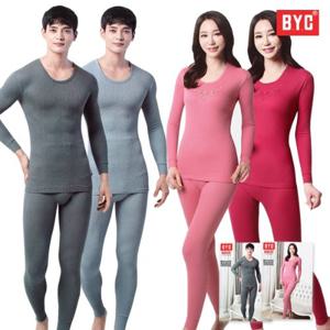 [BYC] 남성 여성 내복내의 에어베이직/에어모던 상하의세트 실내복