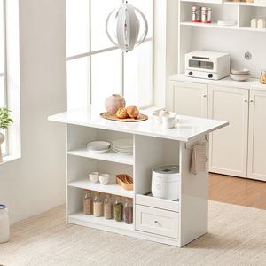 나무뜰 올리브 1200 선반형 홈바 아일랜드 식탁 MWF140