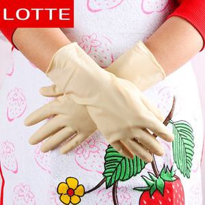 롯데 이라이프 미니 고무장갑 아이보리(소) 10켤레