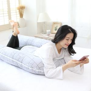 [이솔홈] 타일 세미마이크로 U자형 임산부 바디필로우 안고자는베개
