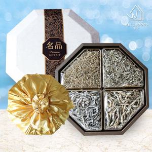 [바로배송][웰굿]부산 기장 특산품 팔각멸치 선물세트(4종멸치,각150g)