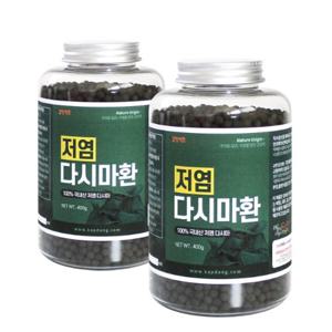 [갑당약초]저염 다시마환 400g X 2병 구성  (국내산 저염다시마)