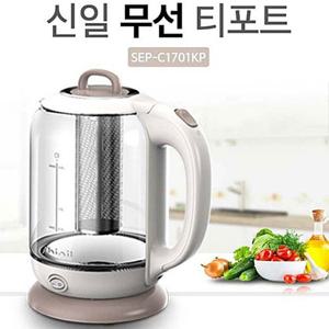 신일 무선주전자 멀티티포트 유리포트 (TAEA-W9D6733)