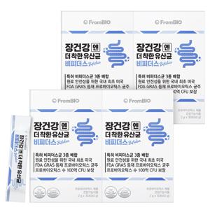장건강엔 더착한 유산균 비피더스 30포x4박스/4개월