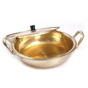 인덕션전골냄비 대원 황색 전골냄비 20cm 전골팬 찌게 라면냄비 스텐냄비 HW5F725A