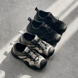 [시크릿특가 I 엘칸토][정상가 159,000원] 여성 고프코어 메쉬 스니커즈 4cm LCWS21M439