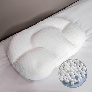 딥슬립 베개 화이트 에어볼 수면 경추 기능성 허리베개 E936