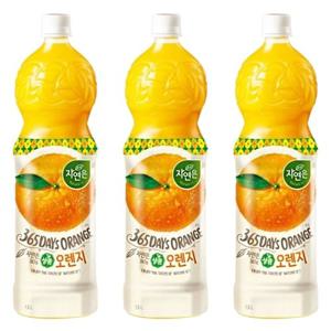 웅진 자연은 오렌지 1.5L x 6페트 과일주스
