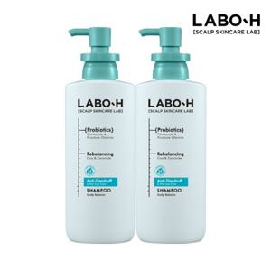 라보에이치 댄드러프클리닉 샴푸 탈모증상완화 400ml 2입