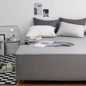 싱글매트리스커버 샤이니 순면 홑매트리스커버 S 그레이 단품 시트 커버 싱글침대커버 HWF13B0A