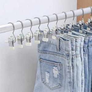멀티 논슬립 바지걸이 치마 집게 걸이 옷걸이 1P (WEC84C5)