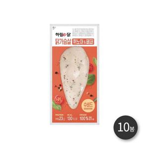 하림e닭 수비드닭가슴살퀴노아앤페퍼 115g 10봉