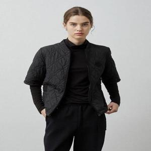 [올리비아로렌][올리비아로렌] 자수 퀼팅 반팔 패딩점퍼VVC_KA4W9281 (P003693777)