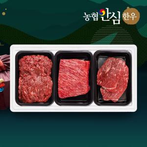 [농협안심한우] 1등급 명품 한우선물세트 1.2kg (불고기+국거리+장조림)